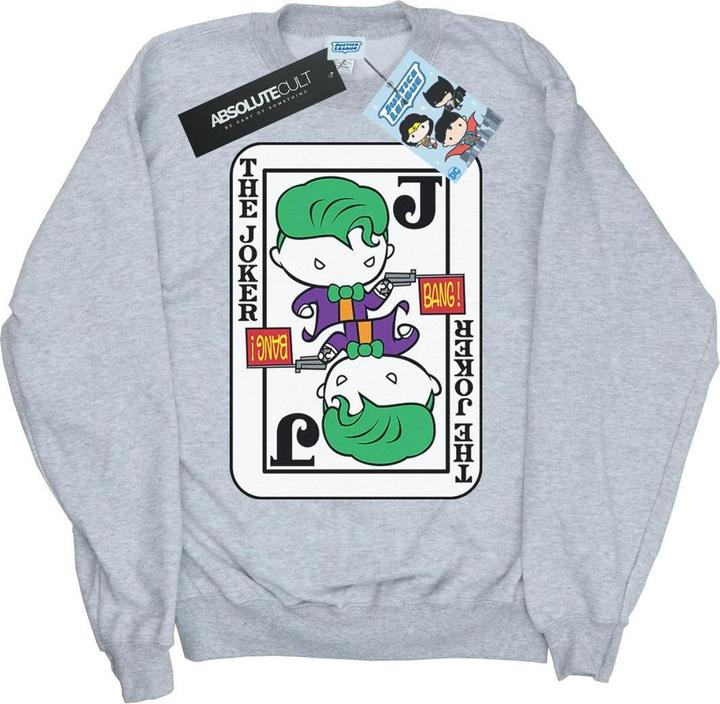 Chibi Joker Playing Card Sweatshirt Jungen