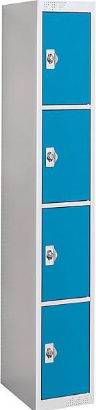 Image du produit kaiserkraft Vestiaire en acier, pour cadenas (30 cm, 180 cm)