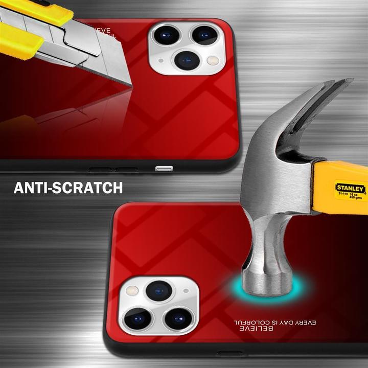 Produktbild Cadorabo TPU 2 Farben Glas Cover (Apple iPhone 11 Pro Max)