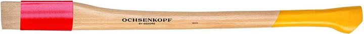 Ochsenkopf OX E-648 H-2500 replacement handle, hickory, knob, ROTBAND-PLUS, 800 mm