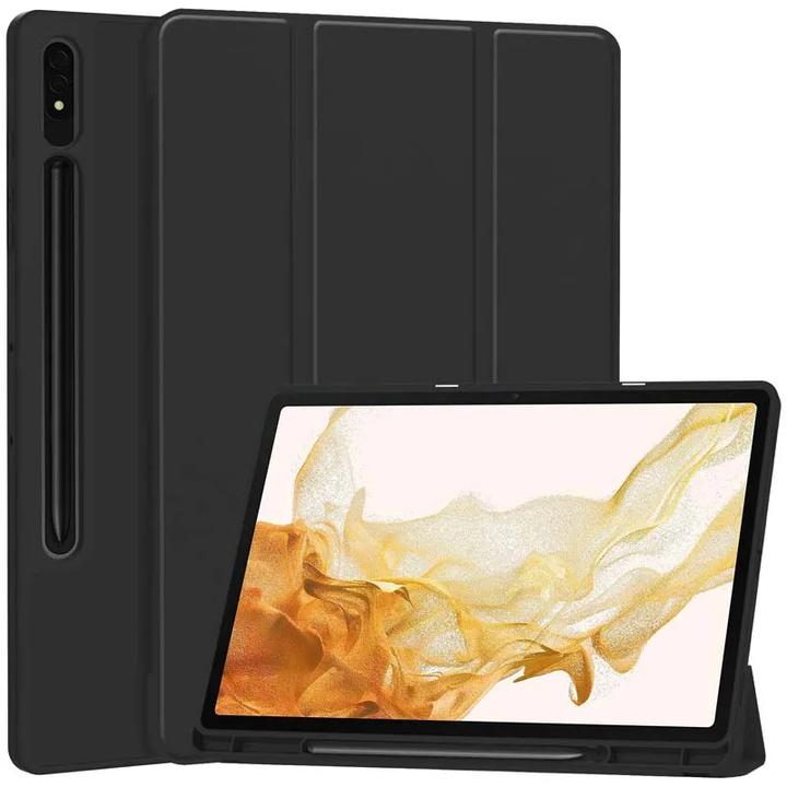 Immagine prodotto Techsuit - Flex Trifold (with Pencil Holder) - Samsung Galaxy Tab S7 Plus / S8 Plus - Black (S8 Plus)