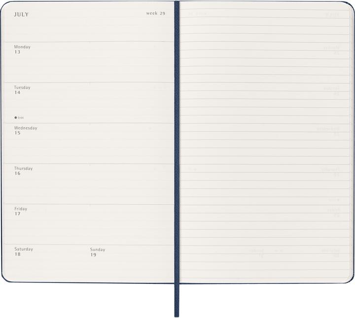 Produktbild Moleskine Geschäftsagenda Weekly (13 x 21 cm)