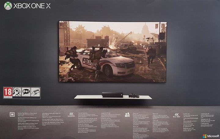 Actual product image Microsoft Xbox One X