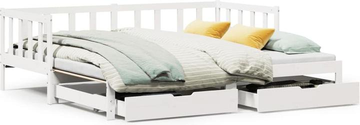 VidaXL Tagesbett Ausziehbar mit Schubladen (90 x 200 cm)