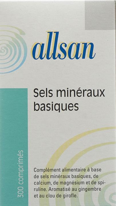 Image du produit Allsan Comprimés de sels minéraux alcalins (300 pièce(s), Cachets, 230 g)