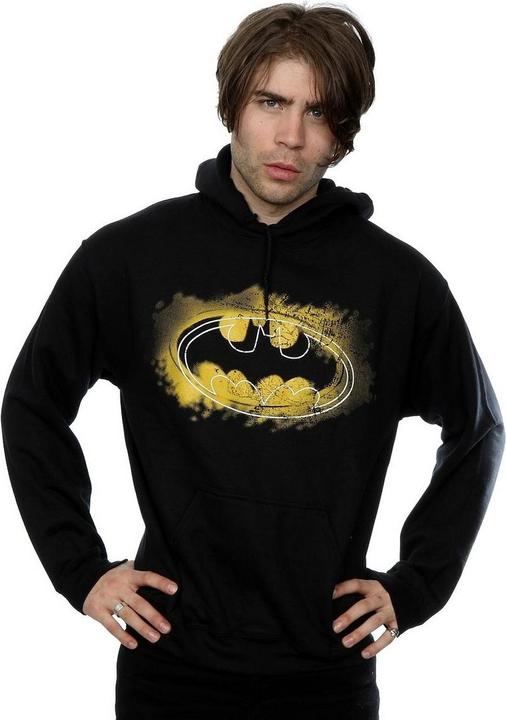 Actual product image Batman Mens Spray Logo Hoodie (XXL)