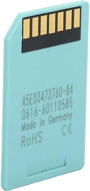 Actual product image Siemens SIMATIC S7 Micro Memory Card forS7-300/C7/ET 200 3 3V Nflash 512 KByt (0.00 GB, MMC)