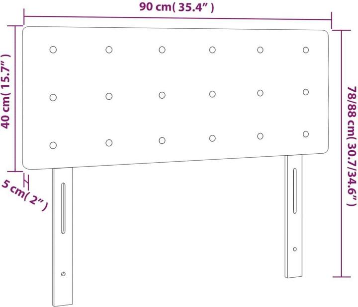 Actual product image VidaXL Kalli (90 x 5 x 88 cm)