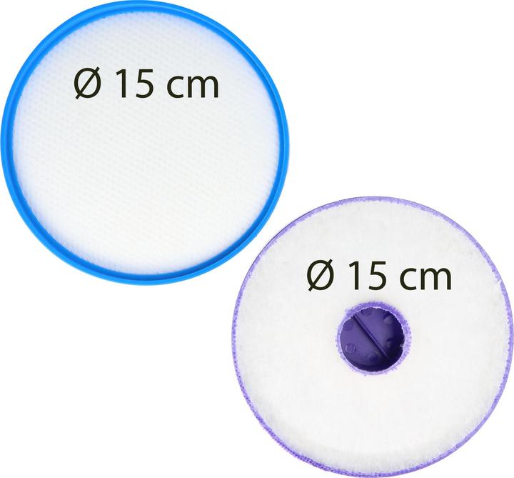 Produktbild AccuCell 2x Staubsaugerfilter für Staubsauger Dyson 900228-01, 917819-01