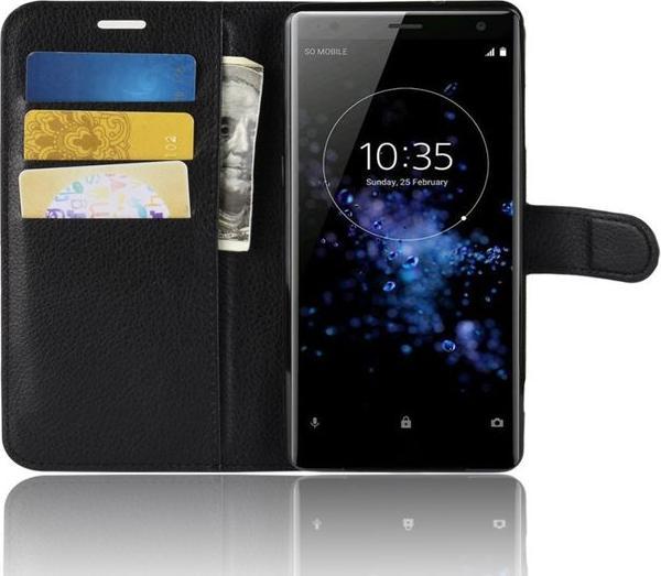 Produktbild MU Classic Litchi Leder Bookcover Series (Sony Xperia 10)