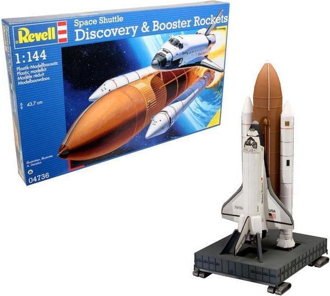 Actual product image Revell Space Shuttle Discovery and Booster Rockets