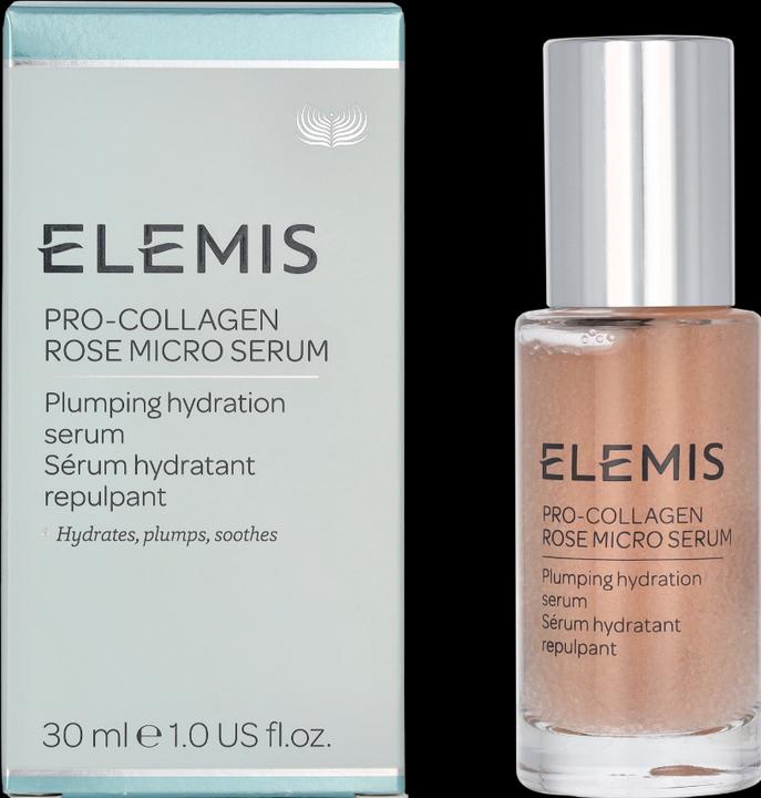 Elemis Pro-Collagen Rose Micro Serum Hydration Serum for Plumping, Soothing, and Nourishing Skin - Reduce F (30 ml)