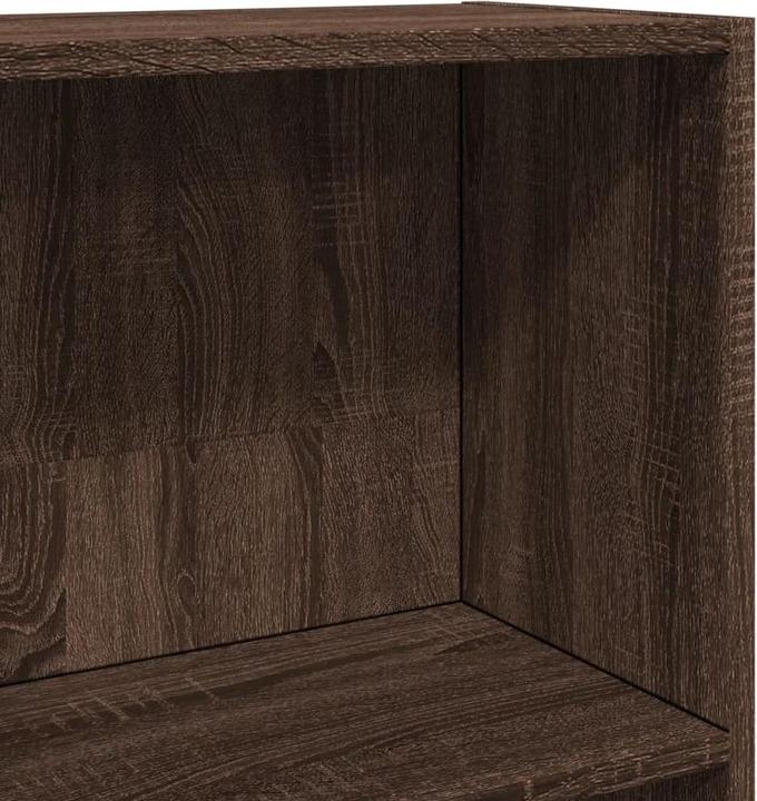 Image du produit VidaXL Bücherregal Regal Standregal Büroregal Aktenregal Braun Eichen-Optik (80 x 24 x 176 cm)