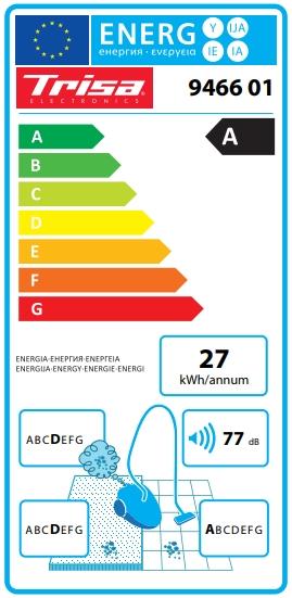 Energie-Label Trisa Classic Clean T6601