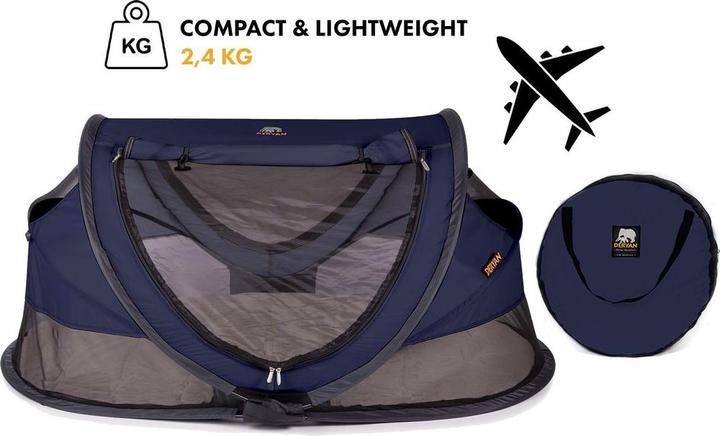 Actual product image Deryan Travel Cot and Play Tent Peuter Luxe