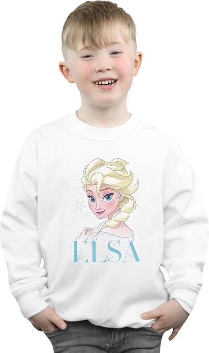 Actual product image Disney Boys Frozen Elsa Snowflake Portrait Sweatshirt (152, 158)