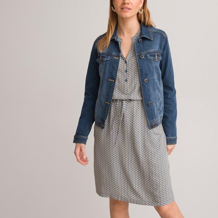 Anne Weyburn Jeansjacke aus Stretch-Denim (52)