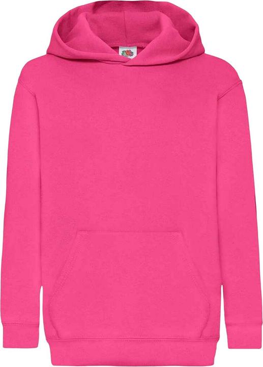 Actual product image Fruit of the Loom Kids Unisex Classic 80/20 Hoodie (116)