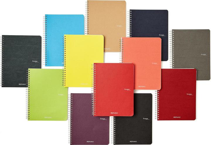 Actual product image Fabriano SKIZZENHEFT A4 FABR.70b SPIR. BLACK (A4, Plain, Soft cover)