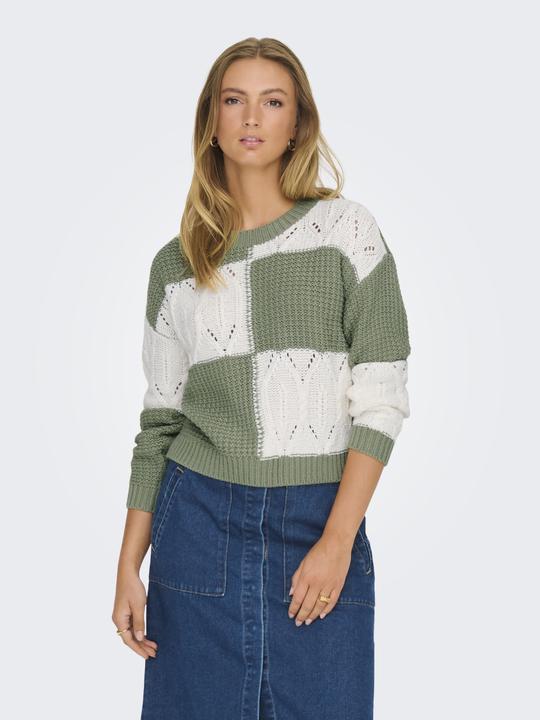 Actual product image JdY Knit fit round neck pullover knitted jumper (L)