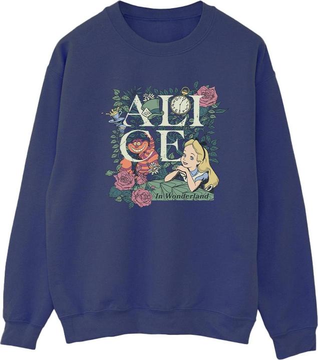 Disney Alice im Wunderland Blättriger Garten Sweatshirt