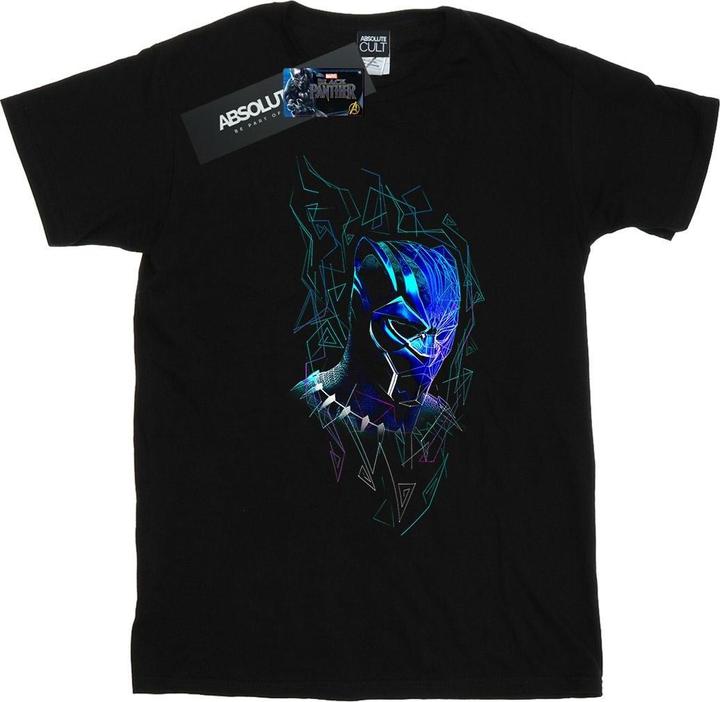 Black Panther Neon Maske TShirt