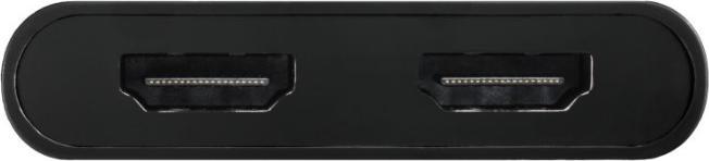 Produktbild Club 3D Club3D Adapter USB-C (USB A Adapter) > 2x HDMI 4K@60Hz St/Bu retail (USB Typ-C, 9 cm)