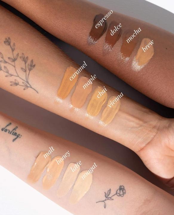 Actual product image Ere Perez Oat Milk Foundation (Caramel: medium golden)