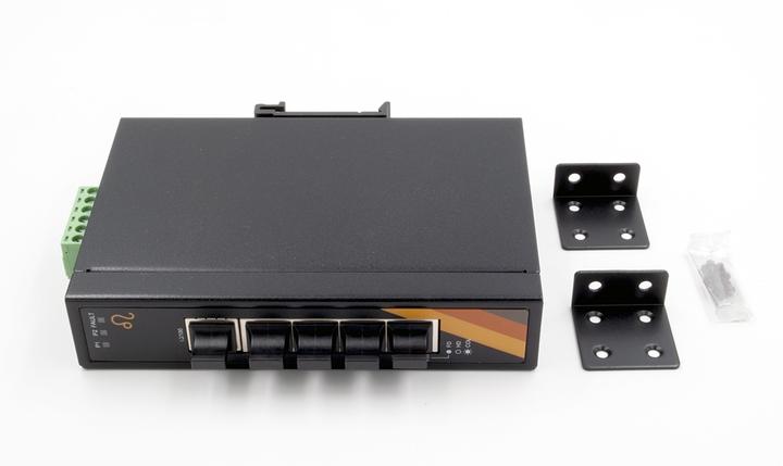 Actual product image Exsys GmbH 5 Port Industrial Ethernet Switch (5 Ports)