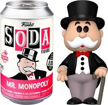 Actual product image Funko Vinyl Soda: Monopoly - Mr Monopoly (1in6 Chance Of Chase) (LE 8 000pcs) /58691