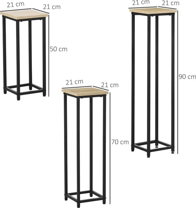 Image du produit Jamb Set de 3 supports pour plantes
