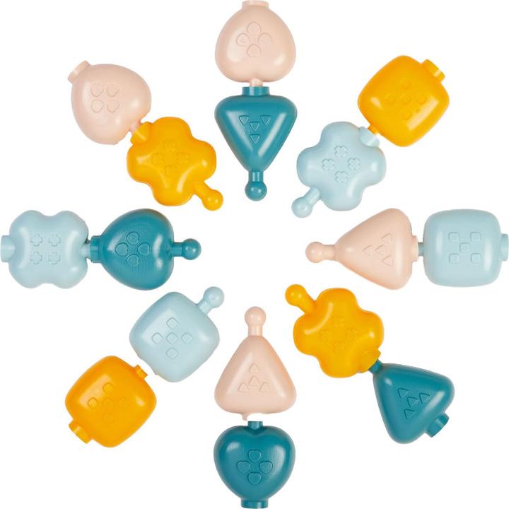 Image du produit Abrick Jeu de construction en perles de motricité, 16 pièces.