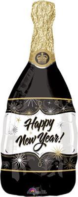 Produktbild Amscan Folienballon Silvester Sektflasche (5 x)