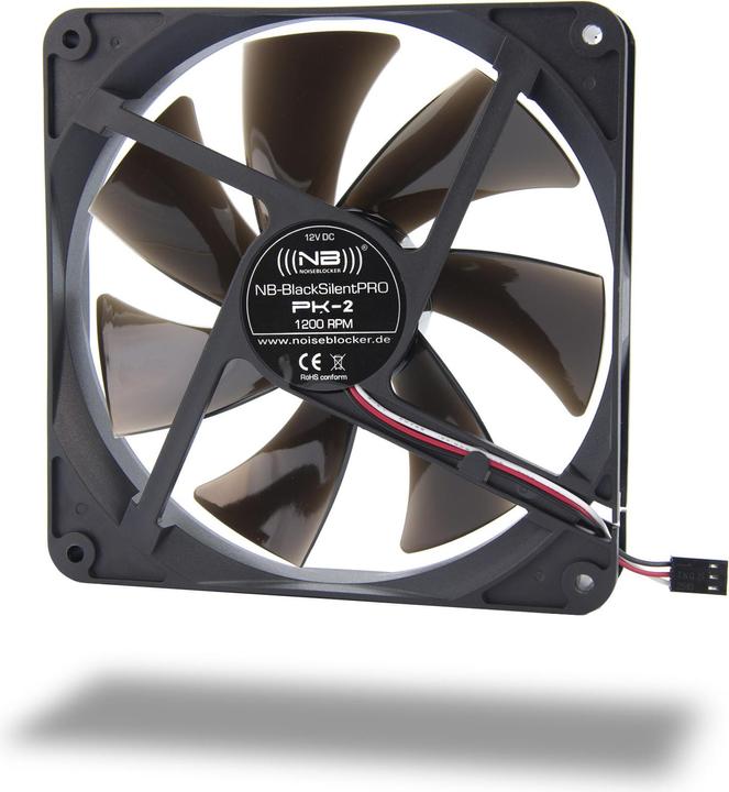 Actual product image Noiseblocker BlackSilentPro-Series PK2 (140 mm, 1 x)