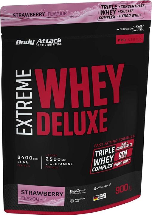 Image du produit Body Attack Extreme Whey Deluxe (sachet de 900g) (Vanille, 1 pcs, 900 g)