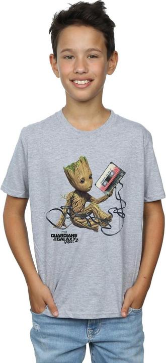 Image du produit - T-shirt GUARDIANS OF THE GALAXY GROOT TAPE - Garçon (140, 146)