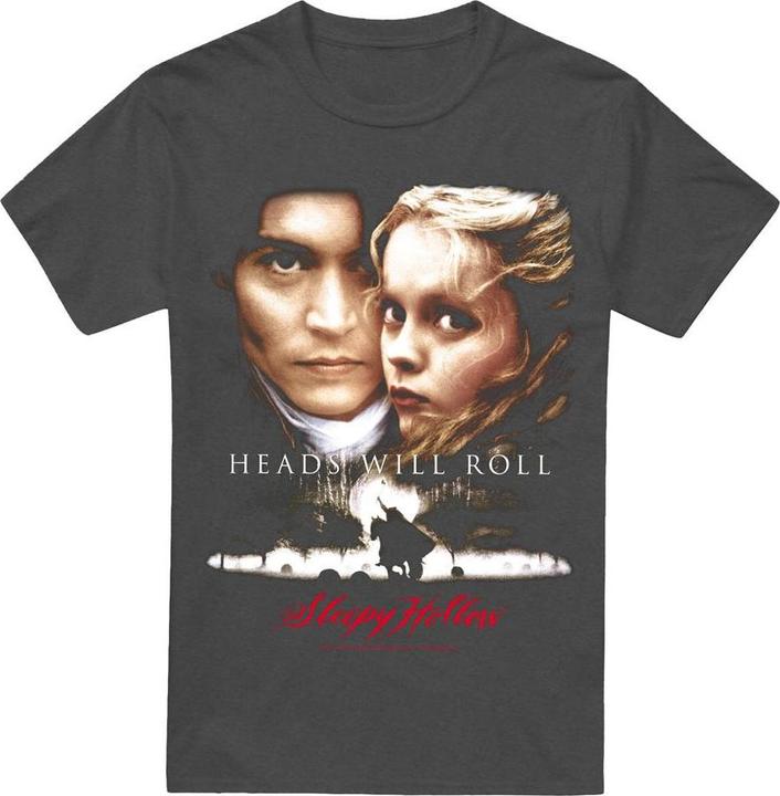 Actual product image Sleepy Hollow Unisex Adult Heads Will Roll T-Shirt (L)