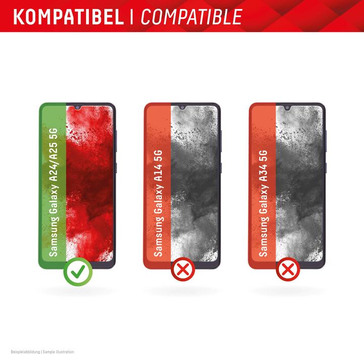 Immagine prodotto Displex Real Glass, 2D Panzerglas (1 Pezzo/i, Samsung Galaxy A24, Samsung Galaxy A25 5G)