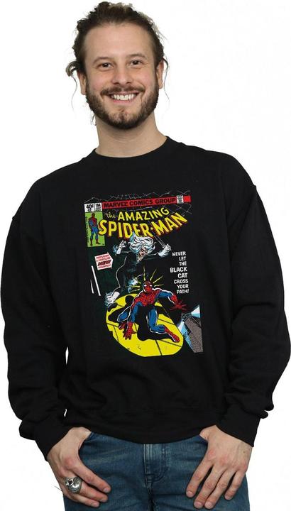 Produktbild SpiderMan Black Cat Cover Sweatshirt (S)