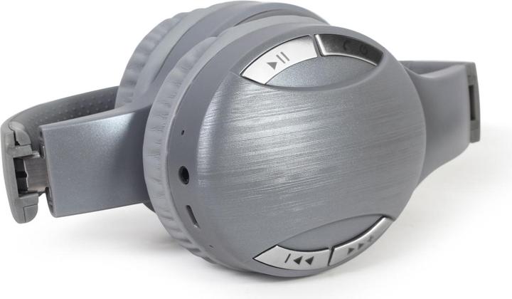 Actual product image Gembird Bluetooth stereo headset silver (5 h, Cable)