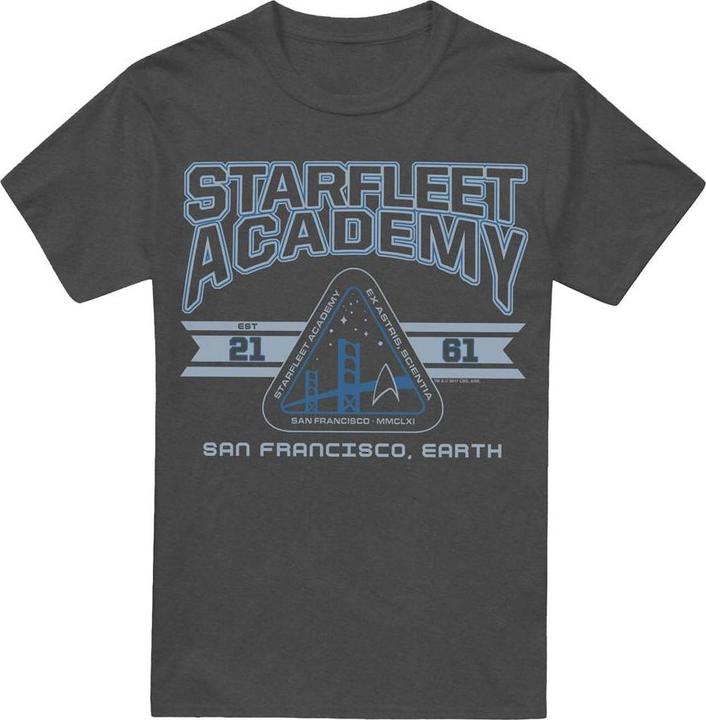 Actual product image Unisex Adult Starfleet Academy Earth T-Shirt (XXL)