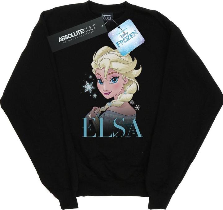 Immagine prodotto Disney Frozen Elsa Snowflake Portrait Felpa Donna (L)