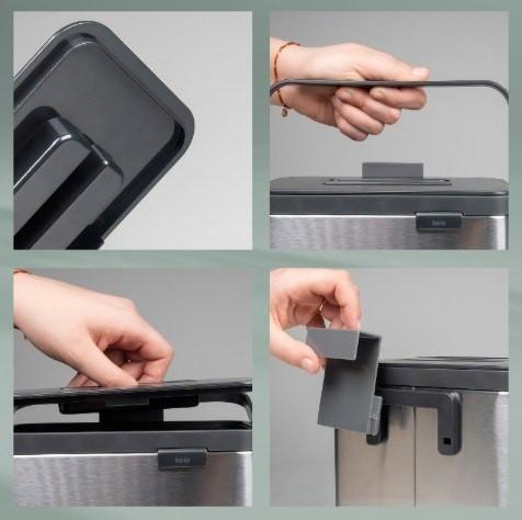 Image du produit Kela Silberner Plata Biomüllcontainer