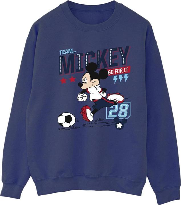 Actual product image Disney Womens/Ladies Mickey Mouse Team Mickey Football Sweatshirt (L)