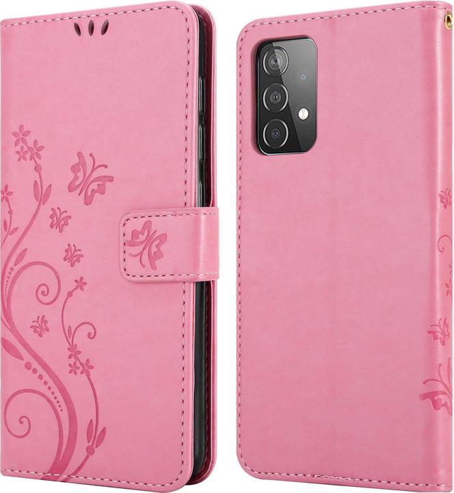 Immagine prodotto Cadorabo Copertina del libro a fiori (Samsung Galaxy A52, Samsung Galaxy A52 5G, Samsung Galaxy A52s 5G)