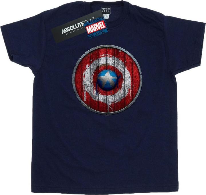 Captain America Wooden Shield TShirt (M)