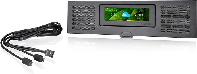 Actual product image Thermaltake TT LCD Panel Kit Black The Tower 200 AC-066-OO1NAN-A1