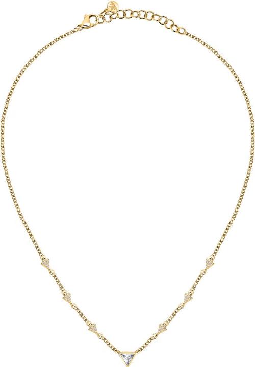 Produktbild Morellato Decent Gold Plated Necklace with Trilliant Crystals SAWY01 (Edelstahl, 40 - 45 cm)