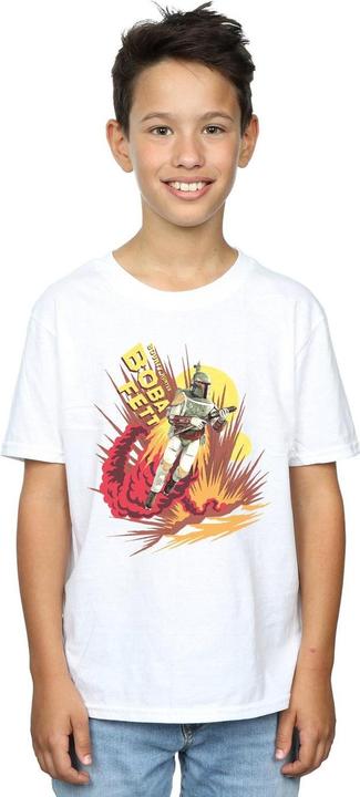Immagine prodotto Star Wars Boba Fett Rocket Powered Maglietta Ragazzi (128)