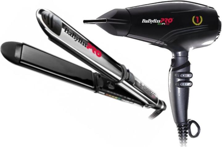 BaByliss Haartrockner + Glätteisen von Pro